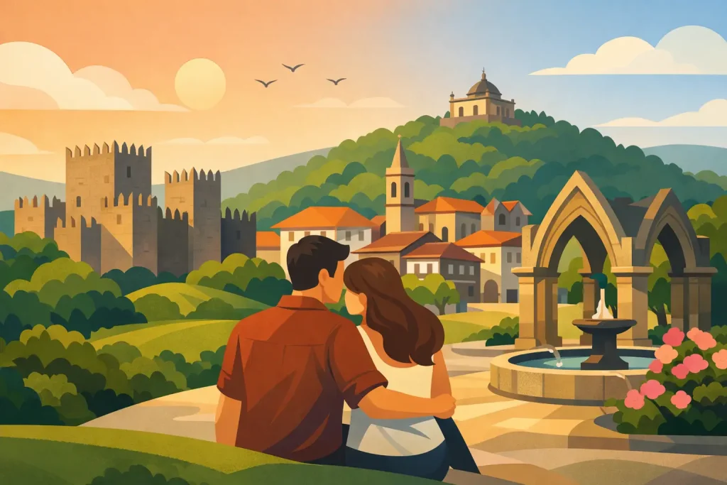 Escapadinha romântica em Guimarães, a dois