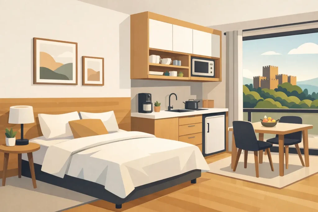 Quartos com kitchenette em Guimarães para ficar
