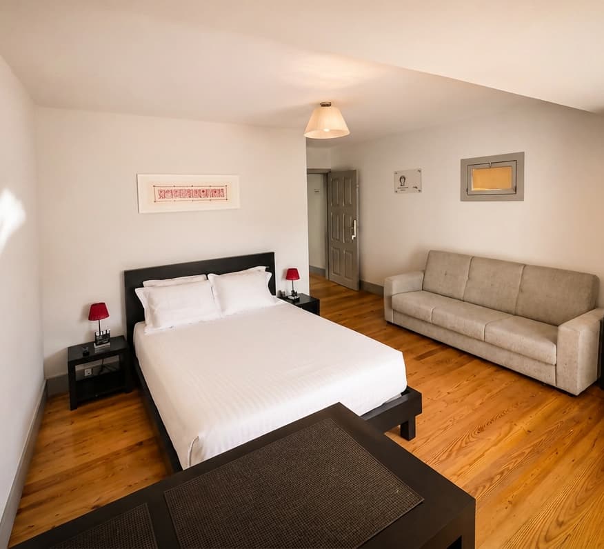 Quarto com ar condicionado em Guimarães
