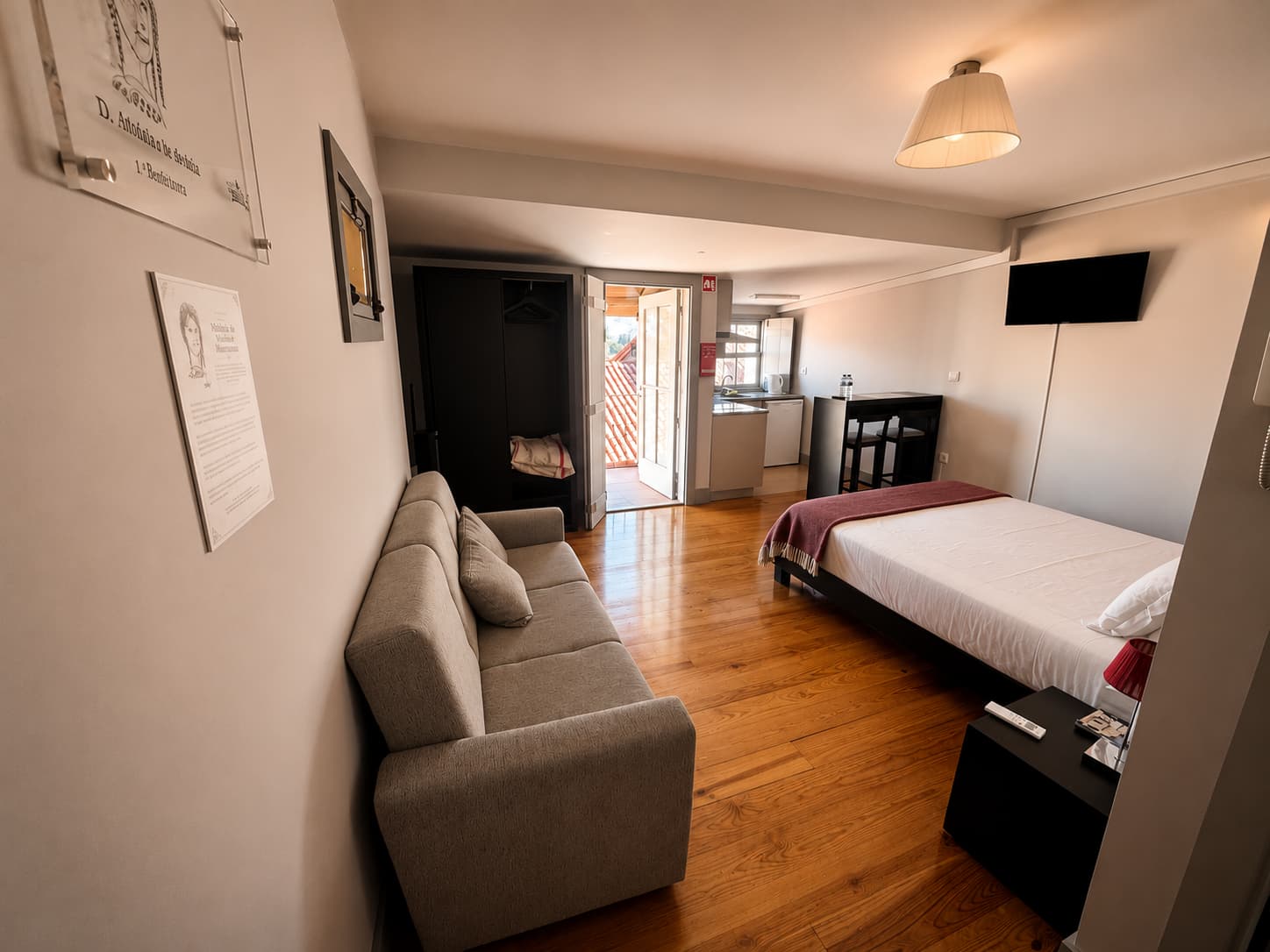 Quarto com ar condicionado em Guimarães